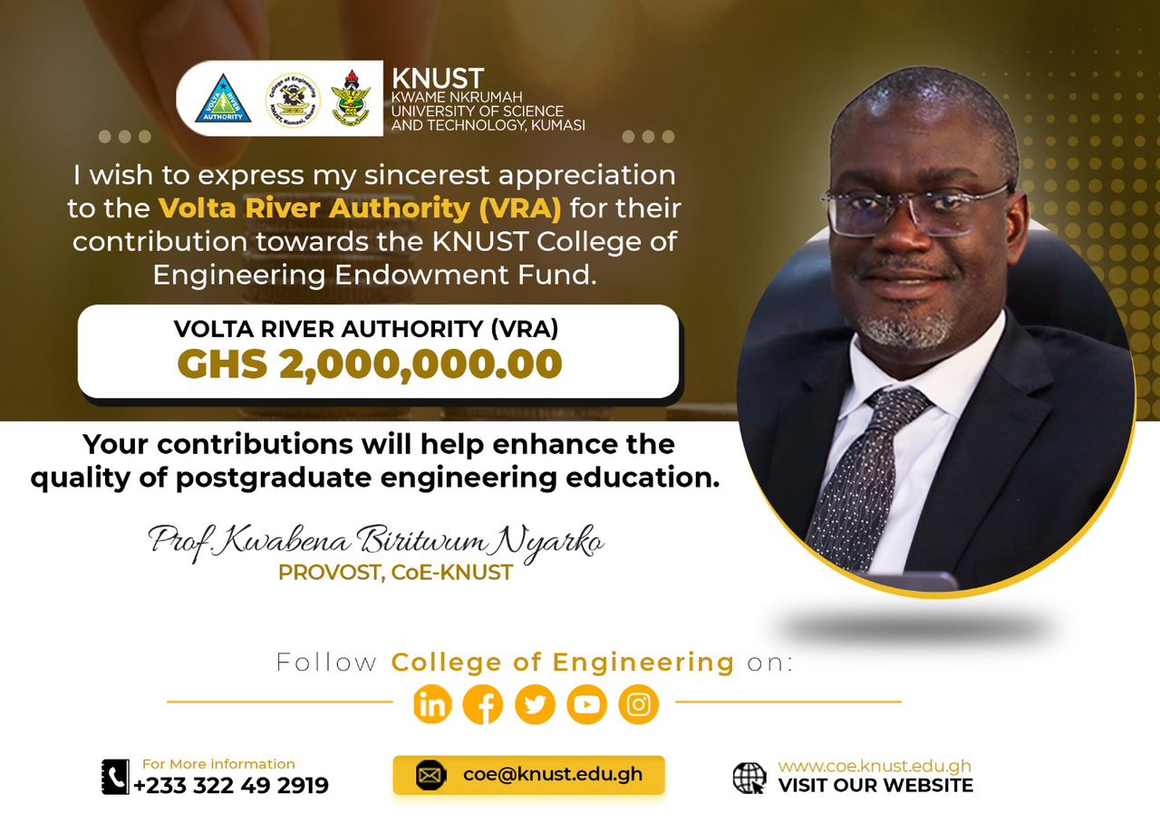 Volta River Authority (VRA) Donates 2 Million Ghana Cedis To The